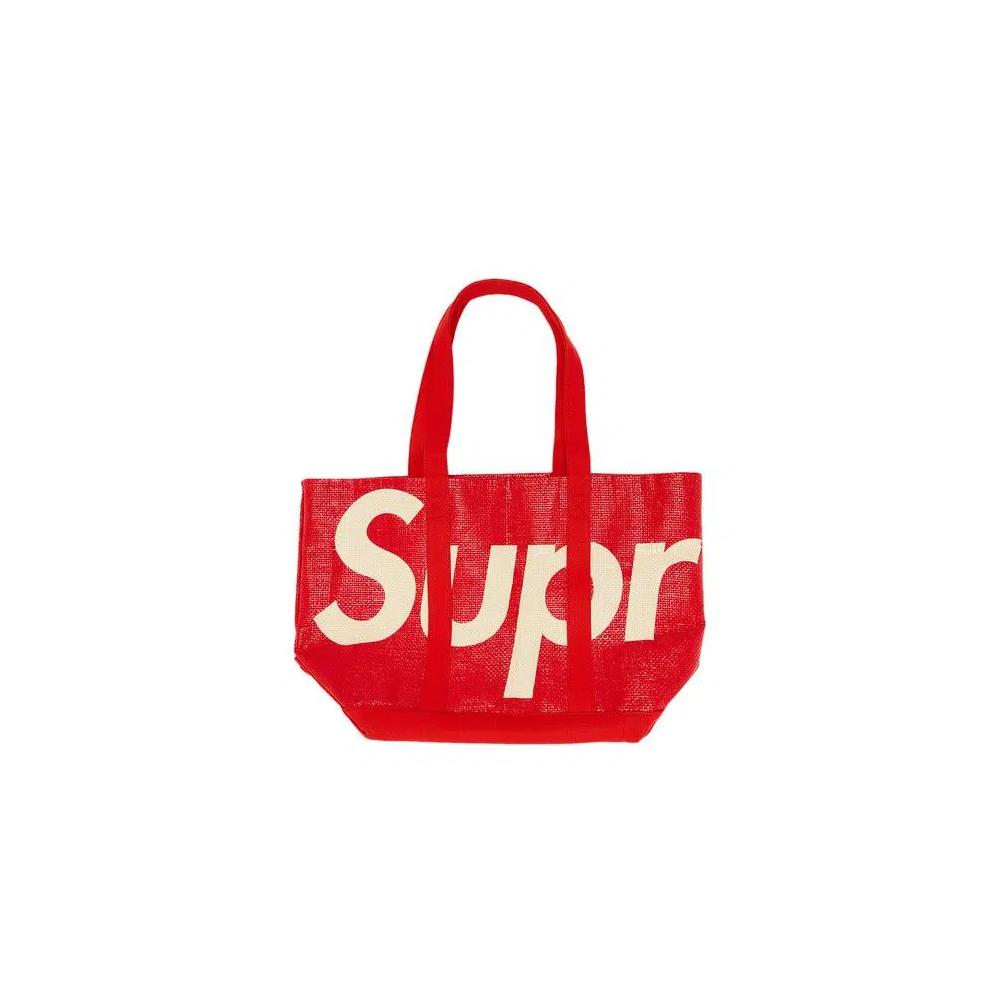 Сумки-тоуты Supreme Raffia Tote 'Красный' 1