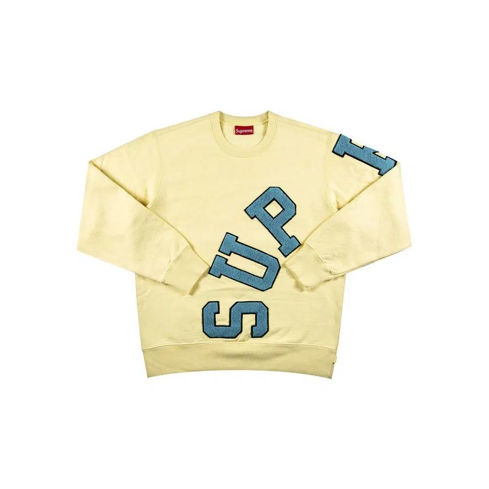 Свитеры Supreme Big Arc Crewneck «Light Yellow» 1