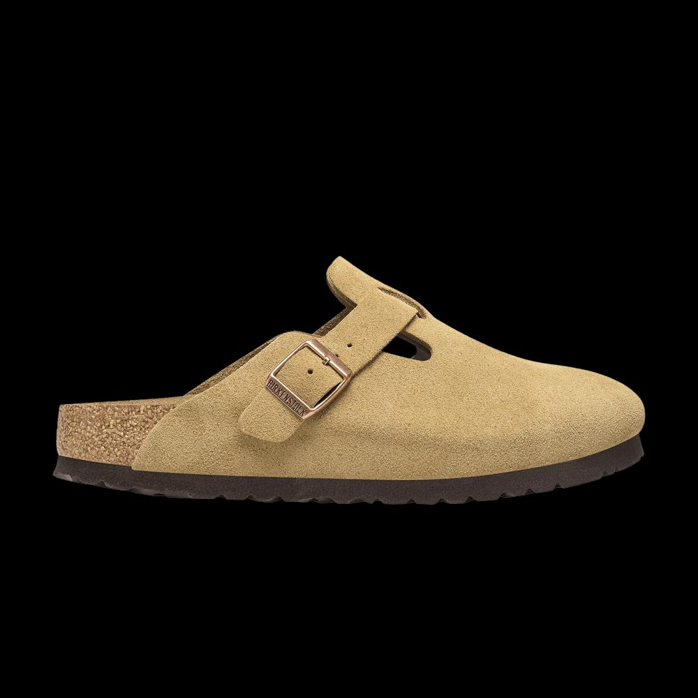 Сабо Birkenstock Boston Suede Leather 'Latte Cream' 1