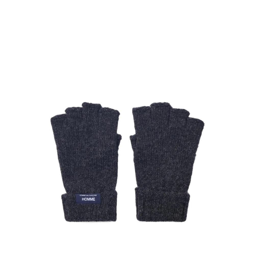 ribbed-knit fingerless gloves 1