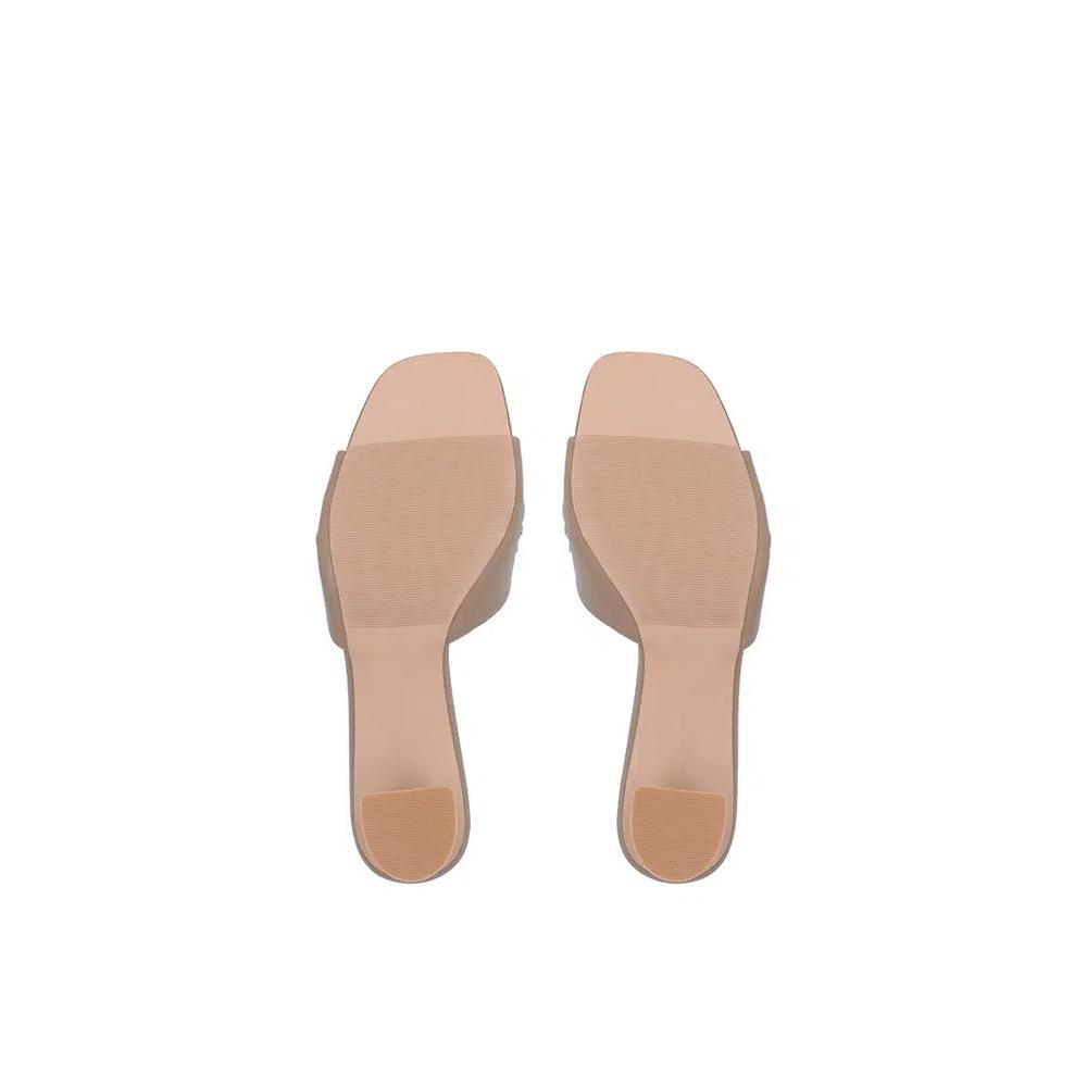 Taupe Aria Soft Босоножки с рюшами 5
