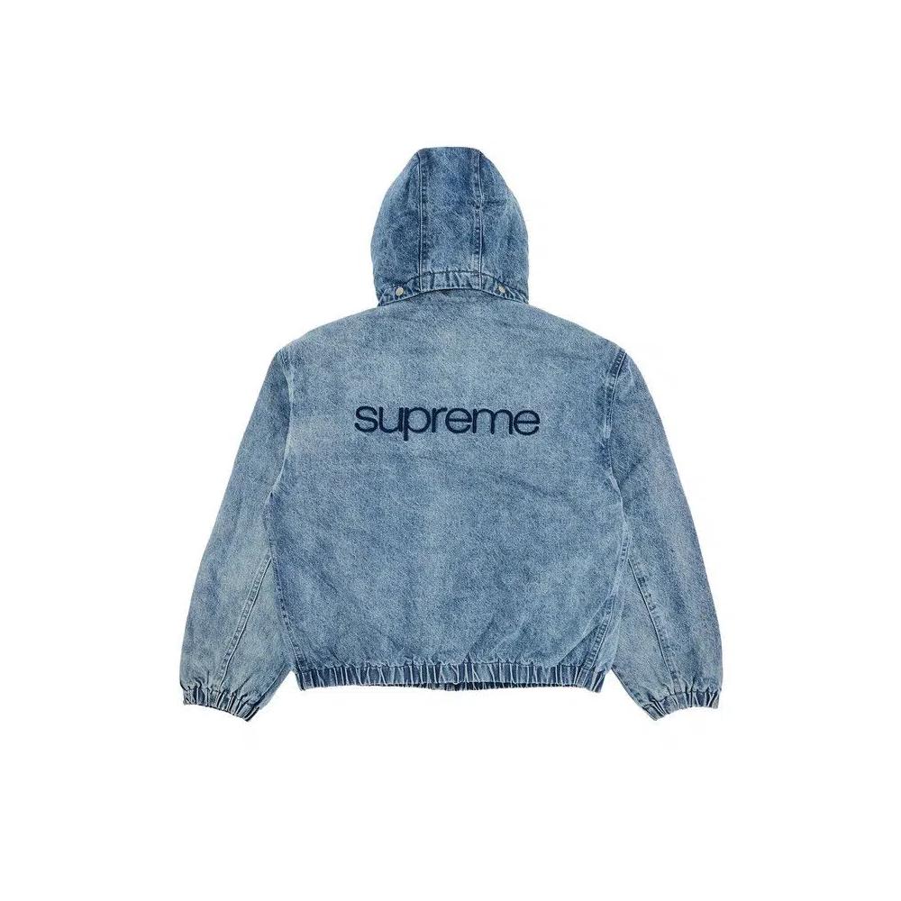 Бомберы Supreme Faux Shearling Lined Bomber Jacket 'Denim' 2
