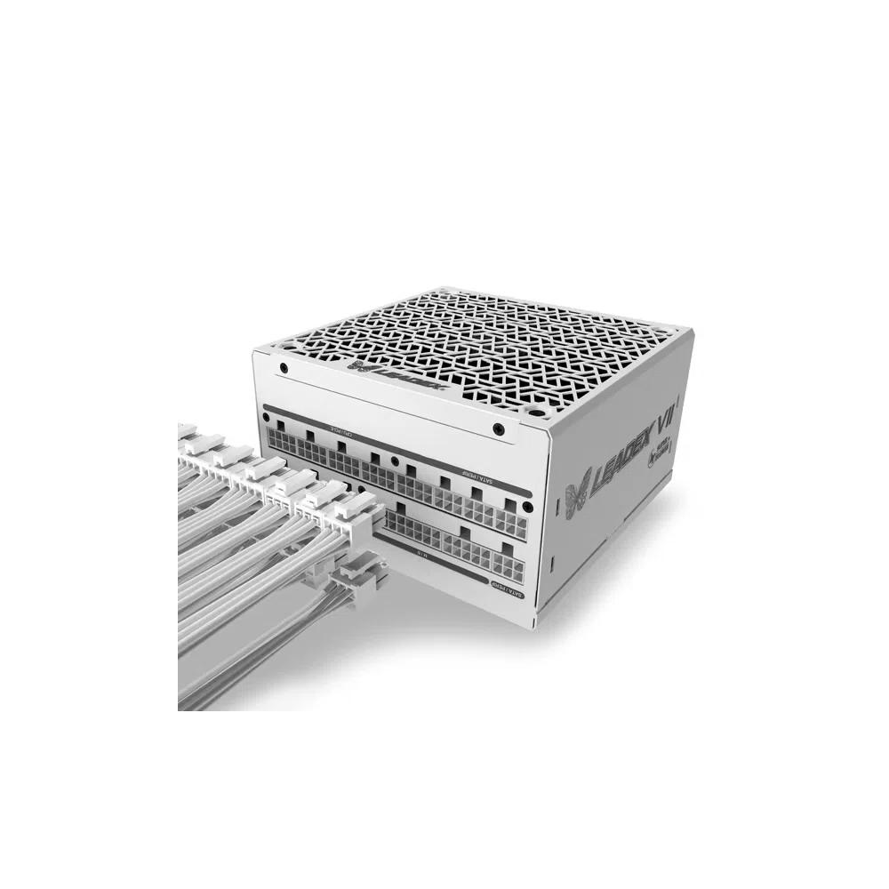 Super Flower Leadex VII XG Gold 1300W White ATX 3.1 80Plus Gold полностью модульный белый блок питания 8