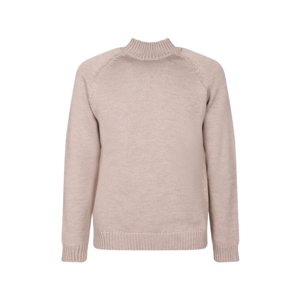 mock-neck raglan-sleeve sweater 1
