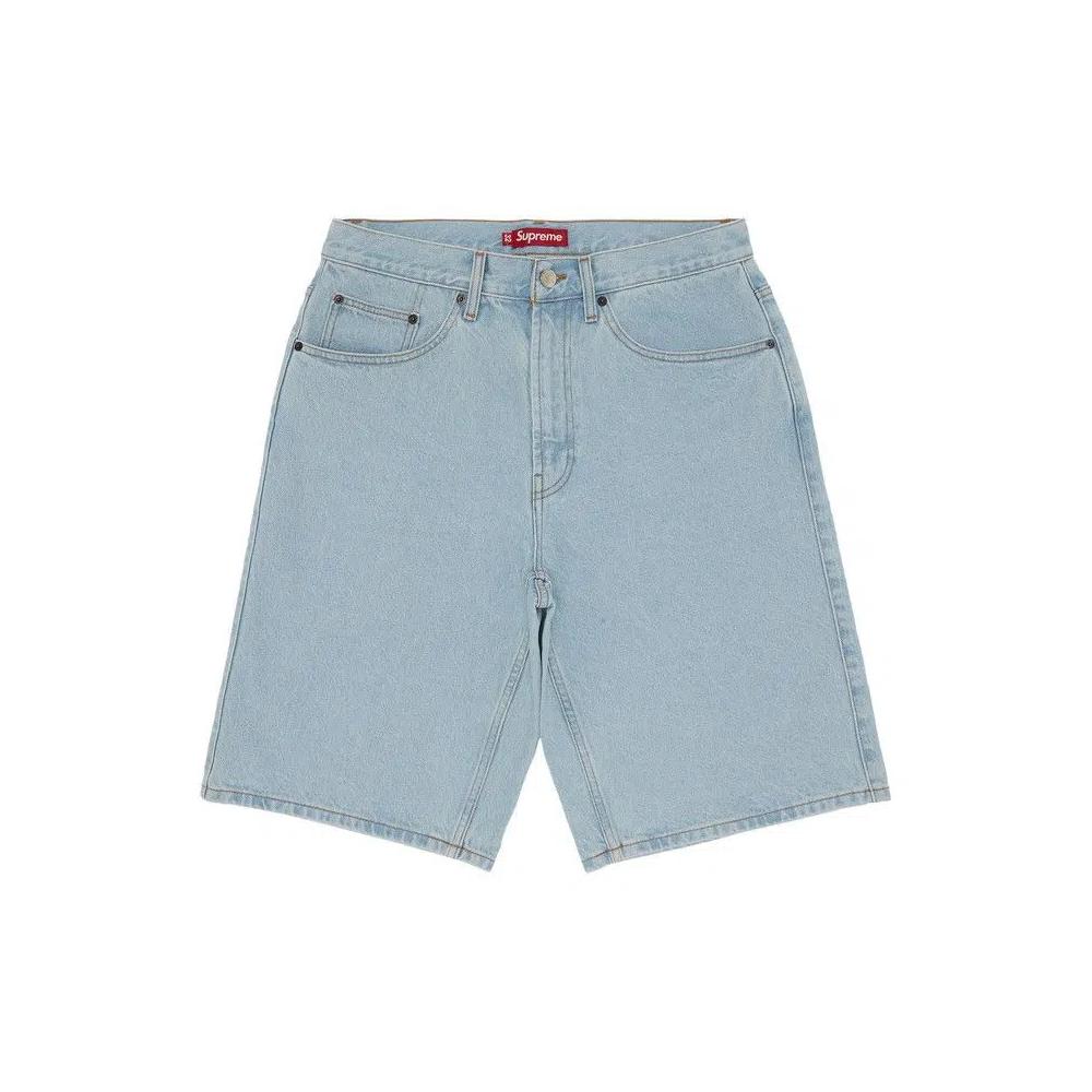 Шорты Supreme Baggy Denim Short 'Вымытый Индиго' 1