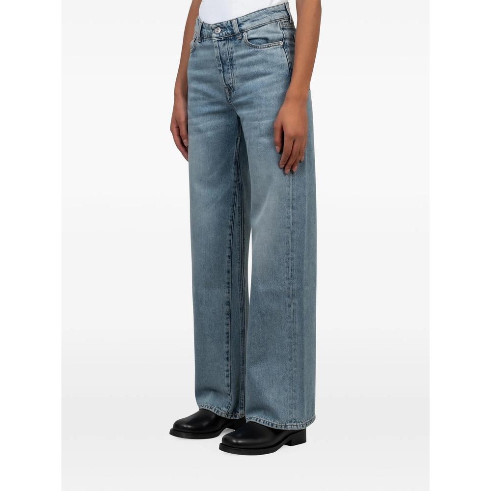 treble-cut faded-effect jeans 2