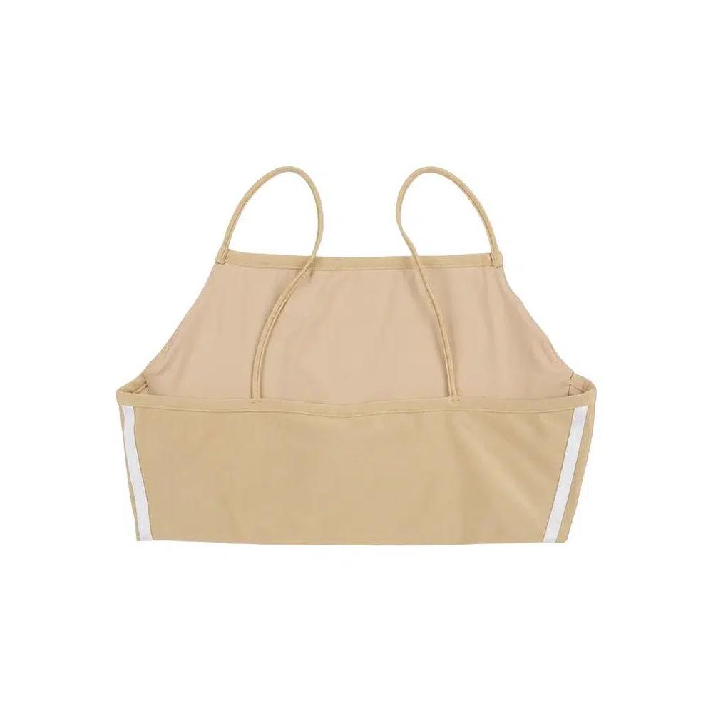 Спортивные бюстгальтеры Adidas 3-Stripe Bra Top 'Magic Beige' 2