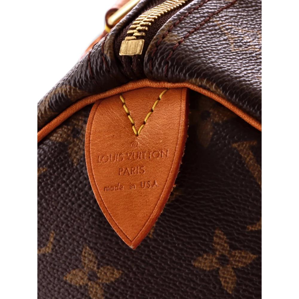 Speedy Handbag Monogram Canvas 30 satchel 4