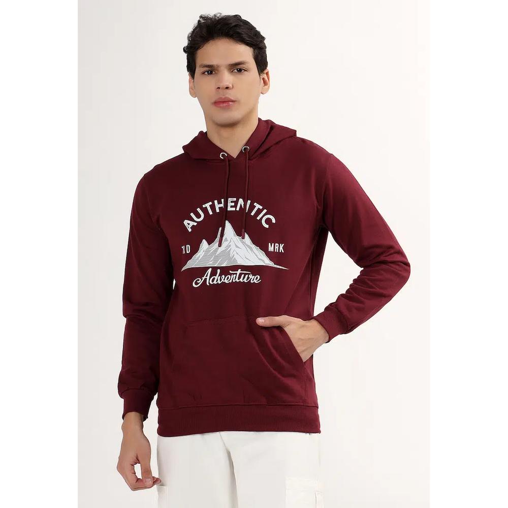 Мужской худи Relaxed Fit из хлопка с аутентичным резиновым принтом, для тренировок, премиум-вид, удобный 6