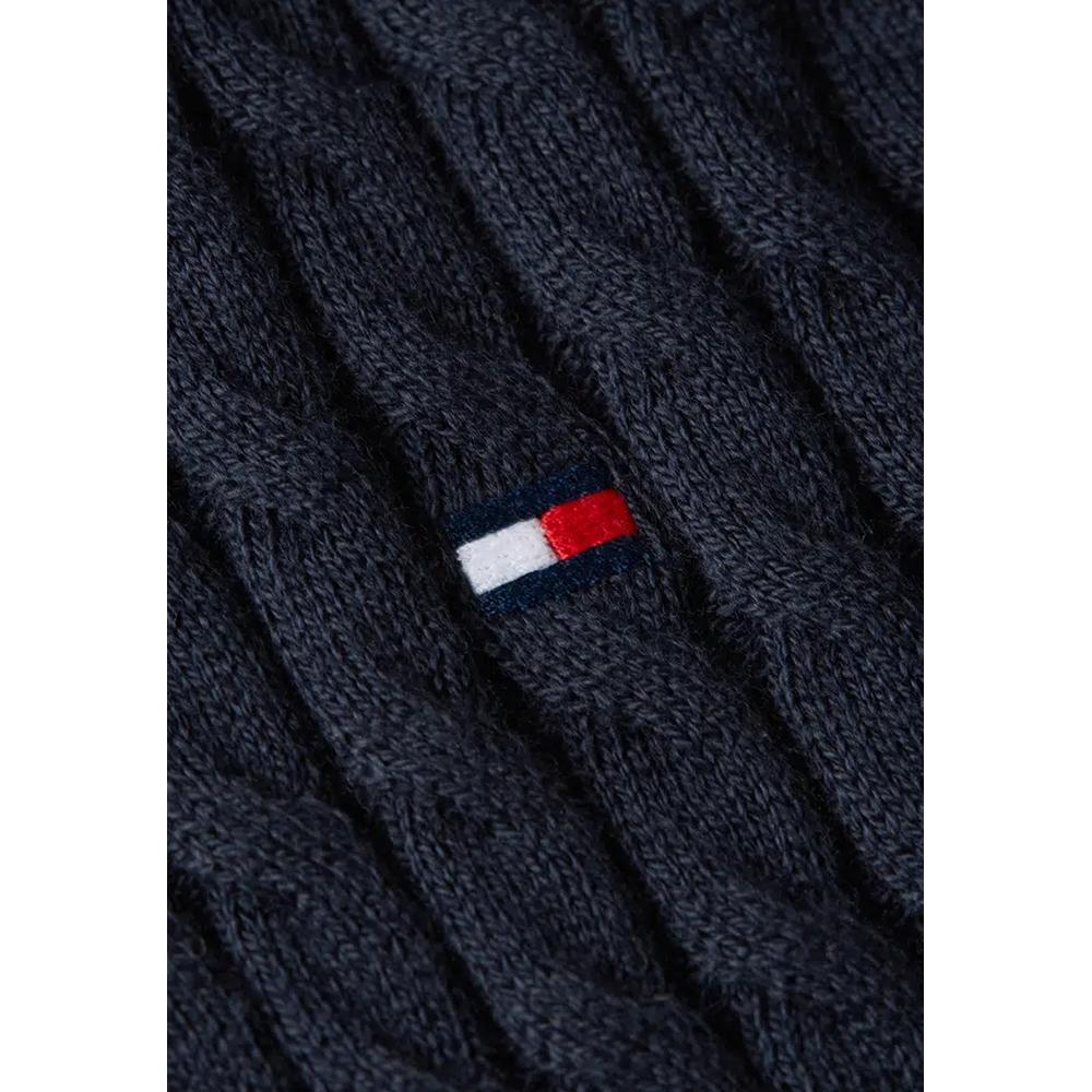 Джемпер с круглым вырезом и мелкой косичкой - Tommy Mainline 12