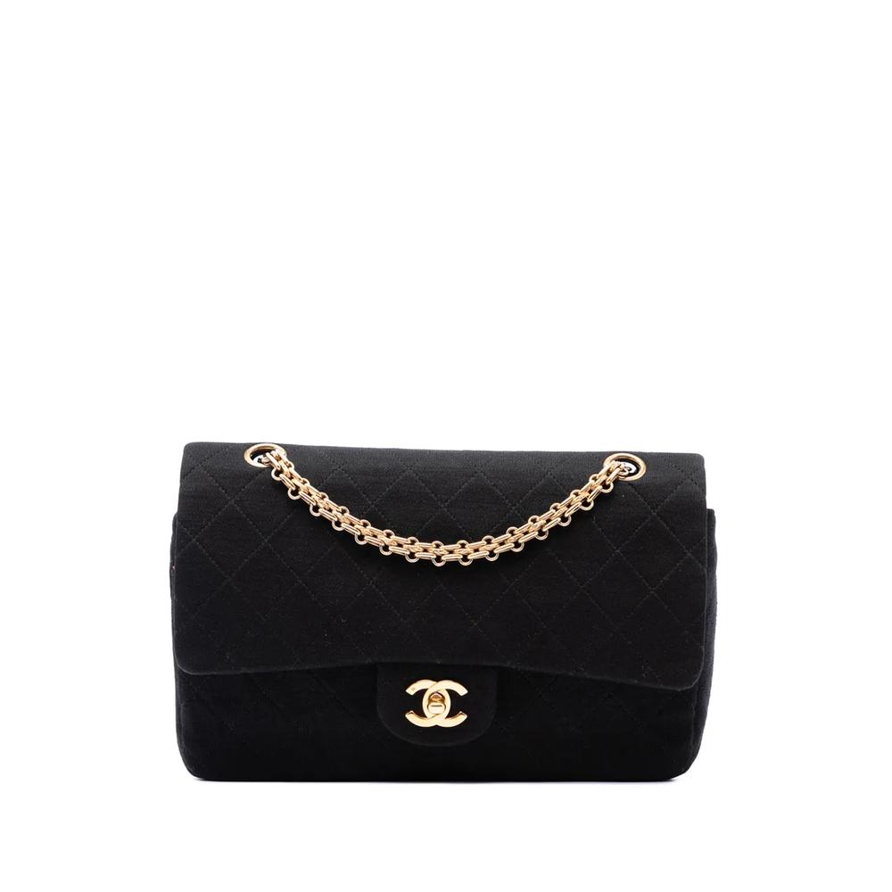 Сумка на плечо Medium Classic Jersey Bijoux Chain Double Flap (1989-1991 годы) 1