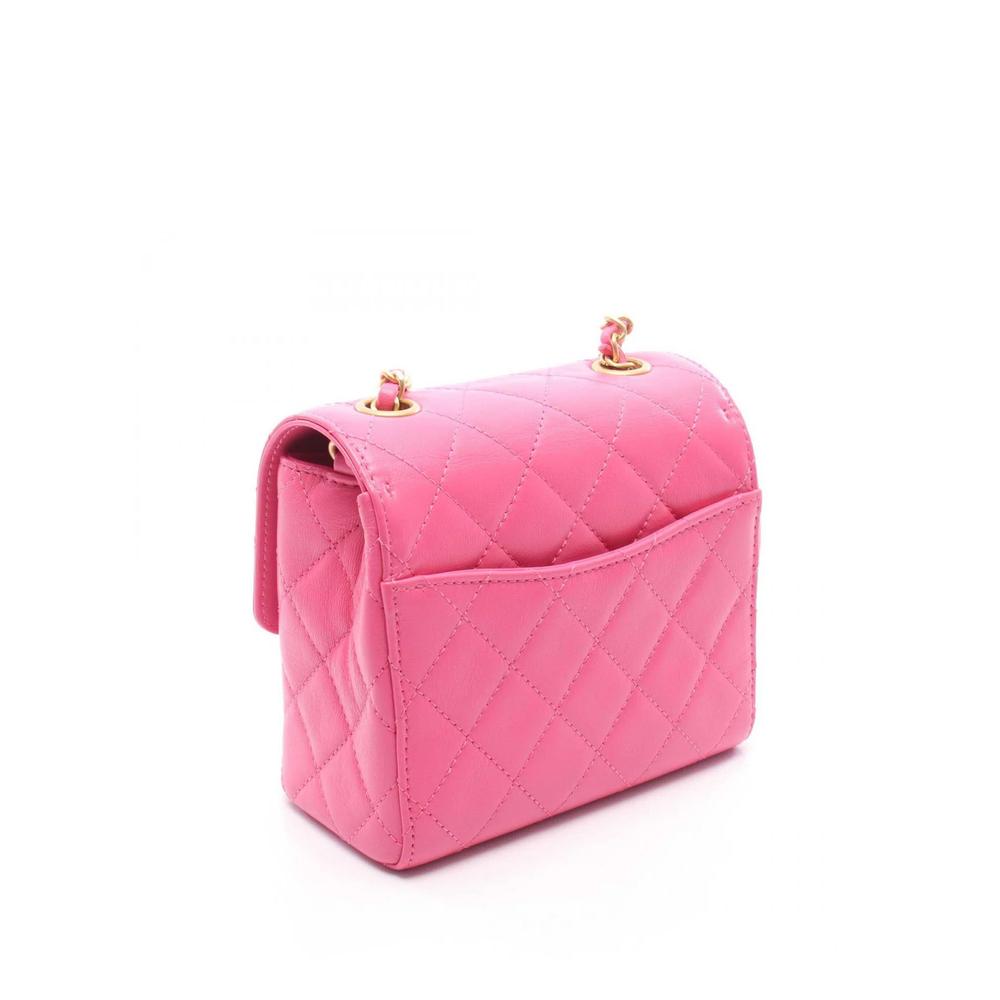 2021-2026 Mini Square Quilted Goatskin Flap crossbody bag 3