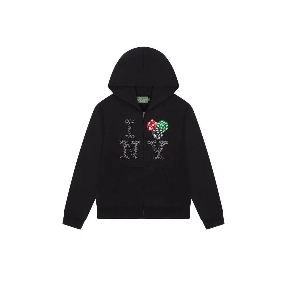 Толстовка на молнии Zip Ups Denim Tears Cee-Lo NY 'Черный' 1