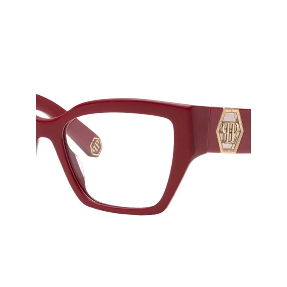 logo-plaque cat-eye frame glasses 2
