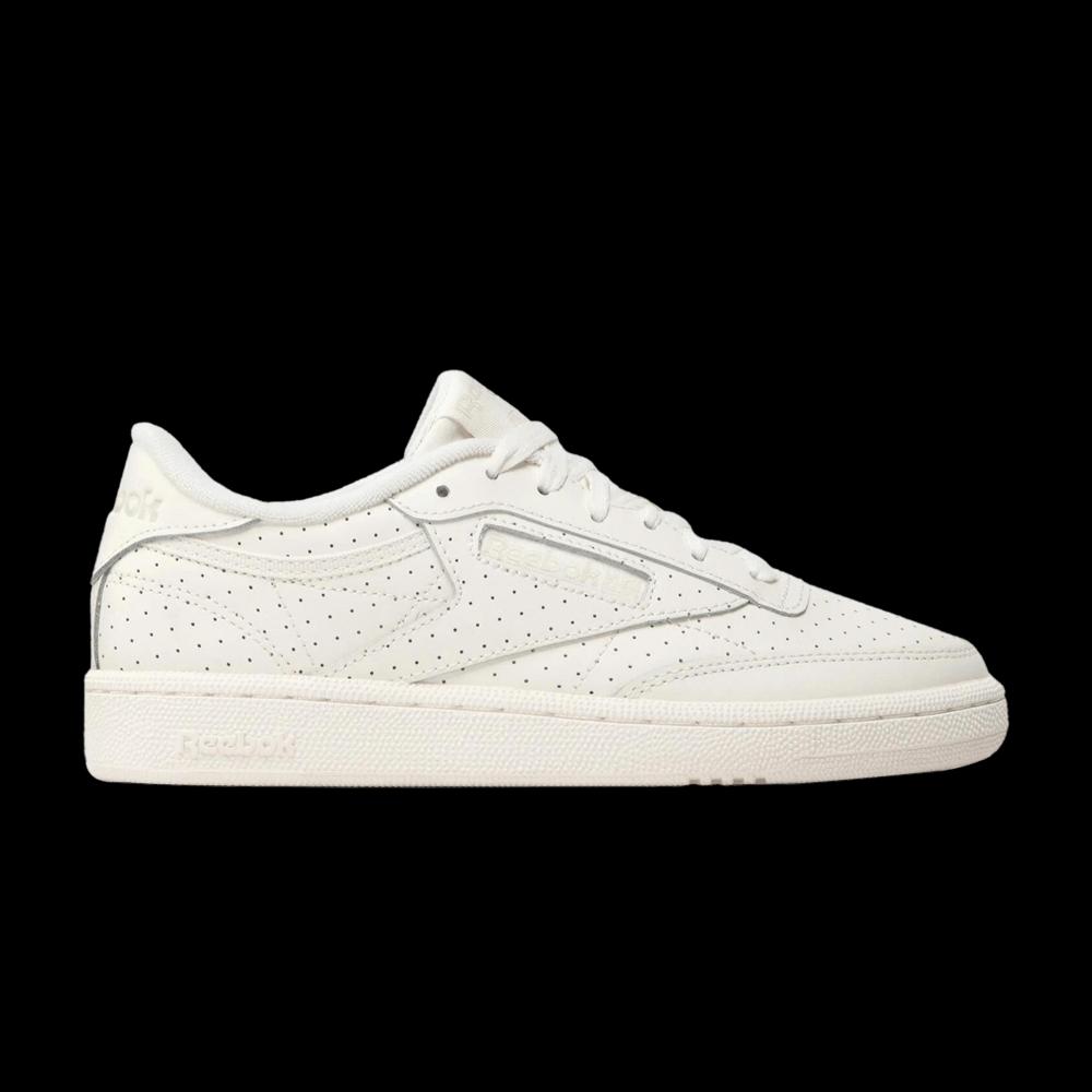 Кроссовки Reebok Wmns Club C 85 'Chalk Alabaster Perforated' 1