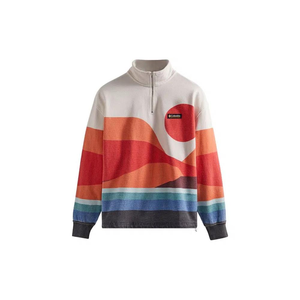 Полузастежки Kith For Columbia Quarter Zip 'Red Hibiscus' 1
