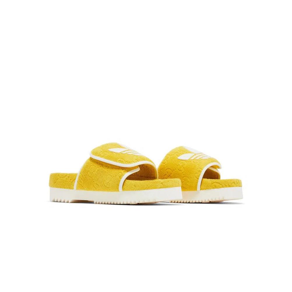 Сандалии Adidas x Gucci GG Platform Sandal 'Yellow Cotton Sponge' 8