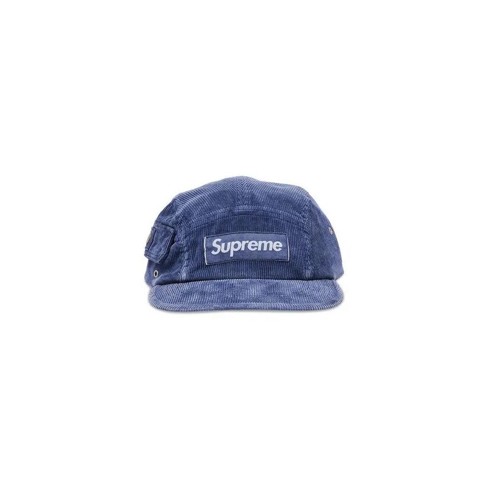 Бейсболки Supreme Corduroy Pocket Camp Cap 'Blue' 1