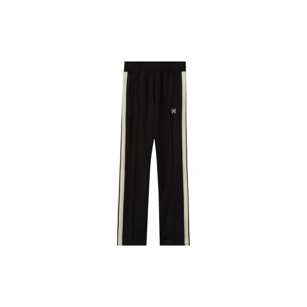 Palm Angels Monogram спортивные штаны «Черный/Офф-вайт» 1
