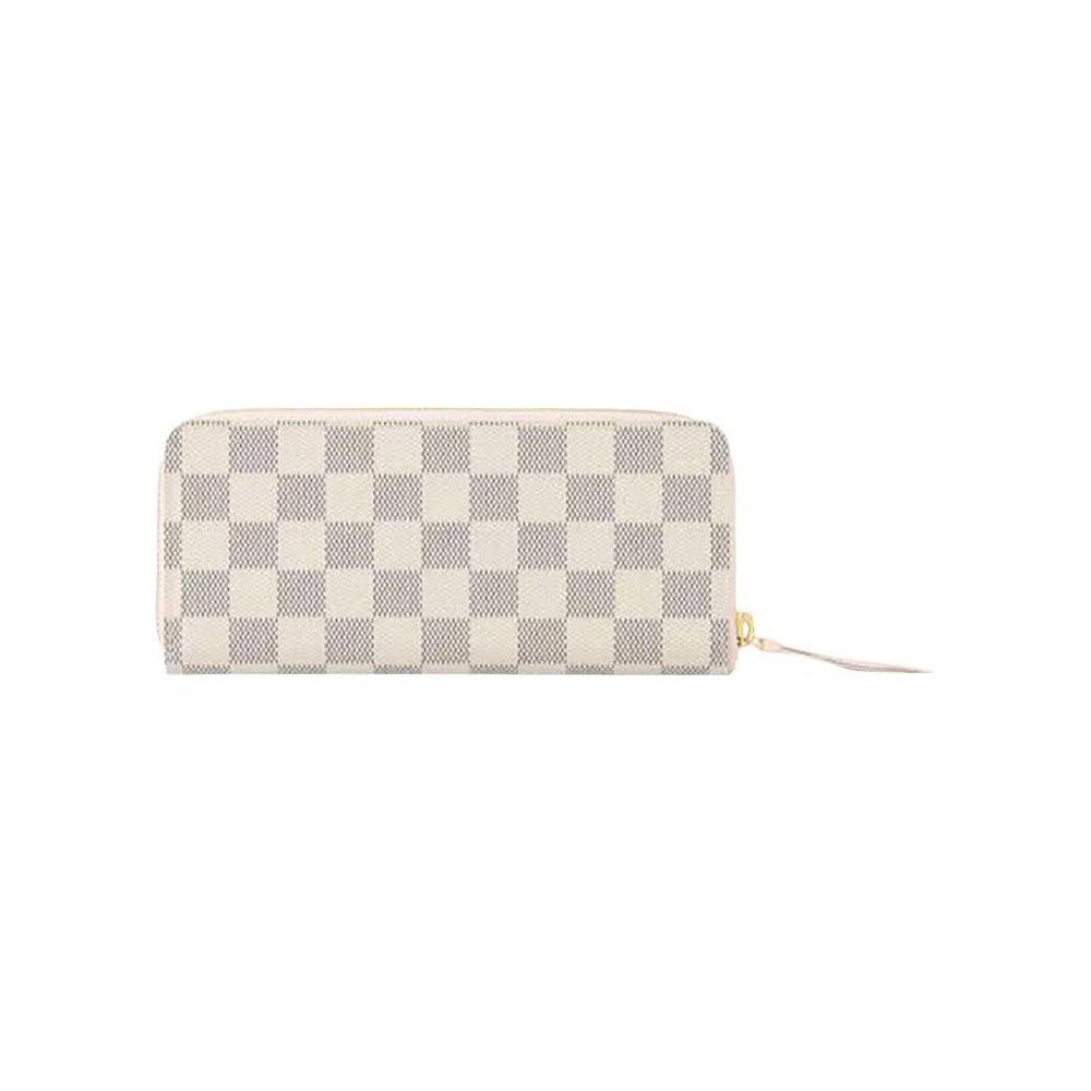 Кошельки Louis Vuitton Clémence Wallet 'Белый Damier Azur Canvas/Розовый Ballerine' 2
