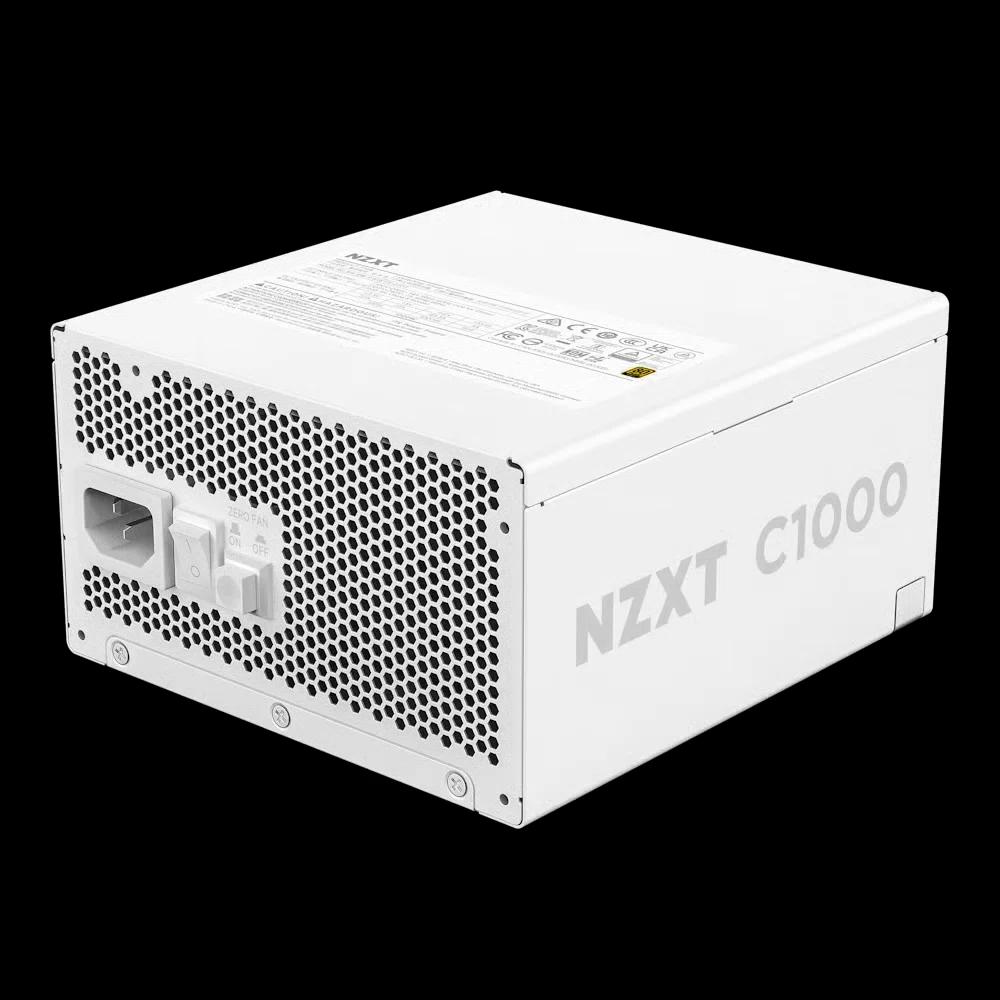 NZXT C1000 Gold ATX 3.1 1000 Вт 80Plus Gold, полностью модульный блок питания — белый 1