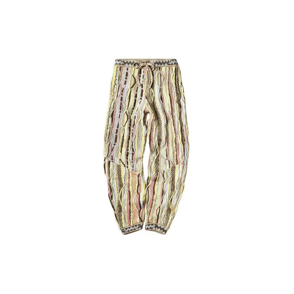 Kapital Knit Gaudy Sweatpants 'Желтый' 1