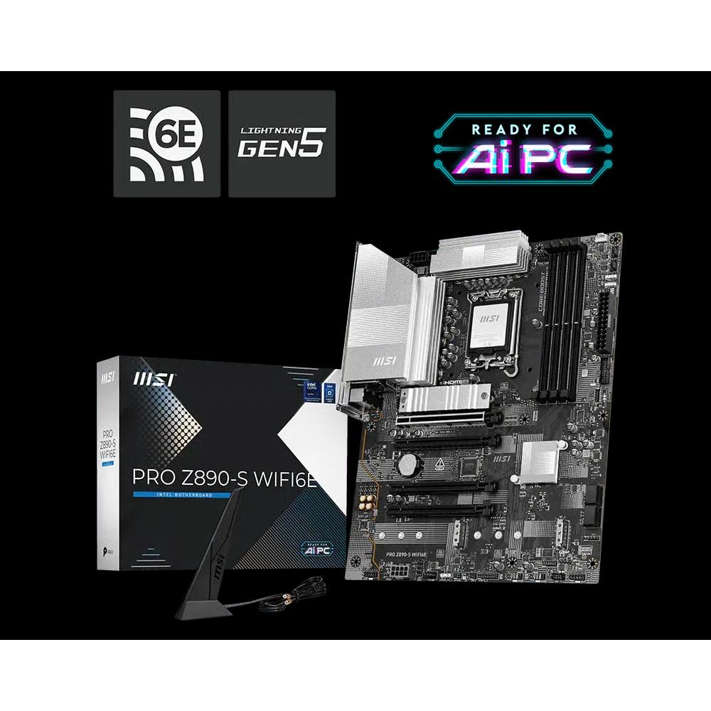MSI PRO Z890-S WIFI6E ATX материнская плата (DDR5) / черный 1