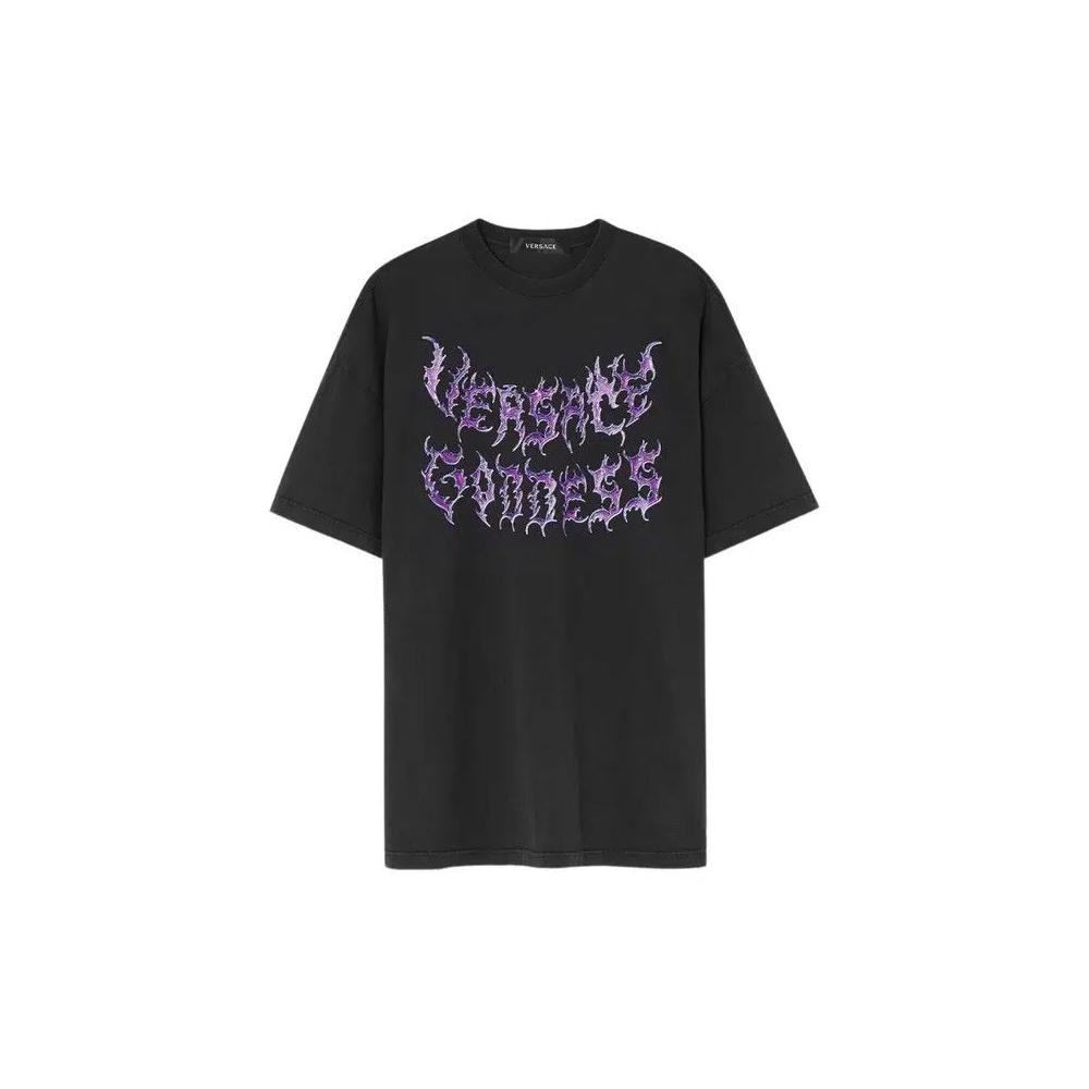 Футболки Versace Goddess Logo T-Shirt 'Black' 1