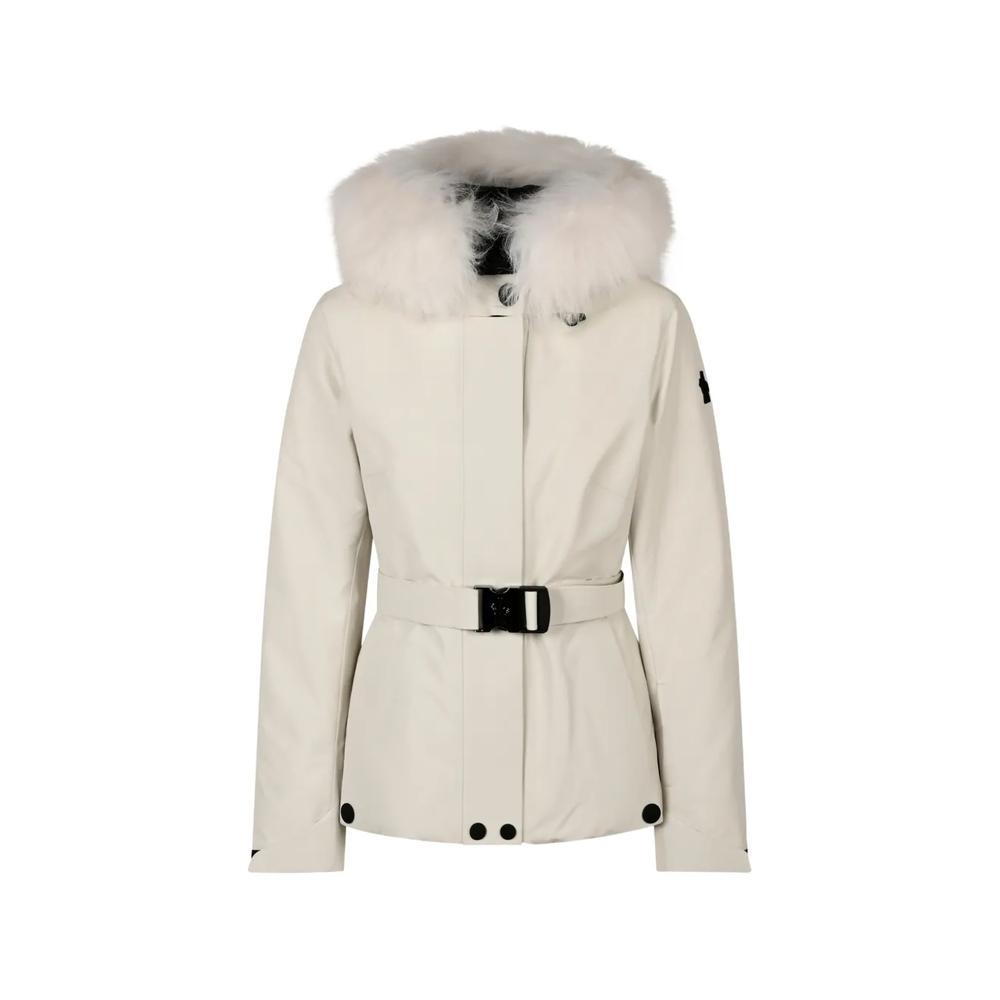 belted faux-fur hood jacket 2