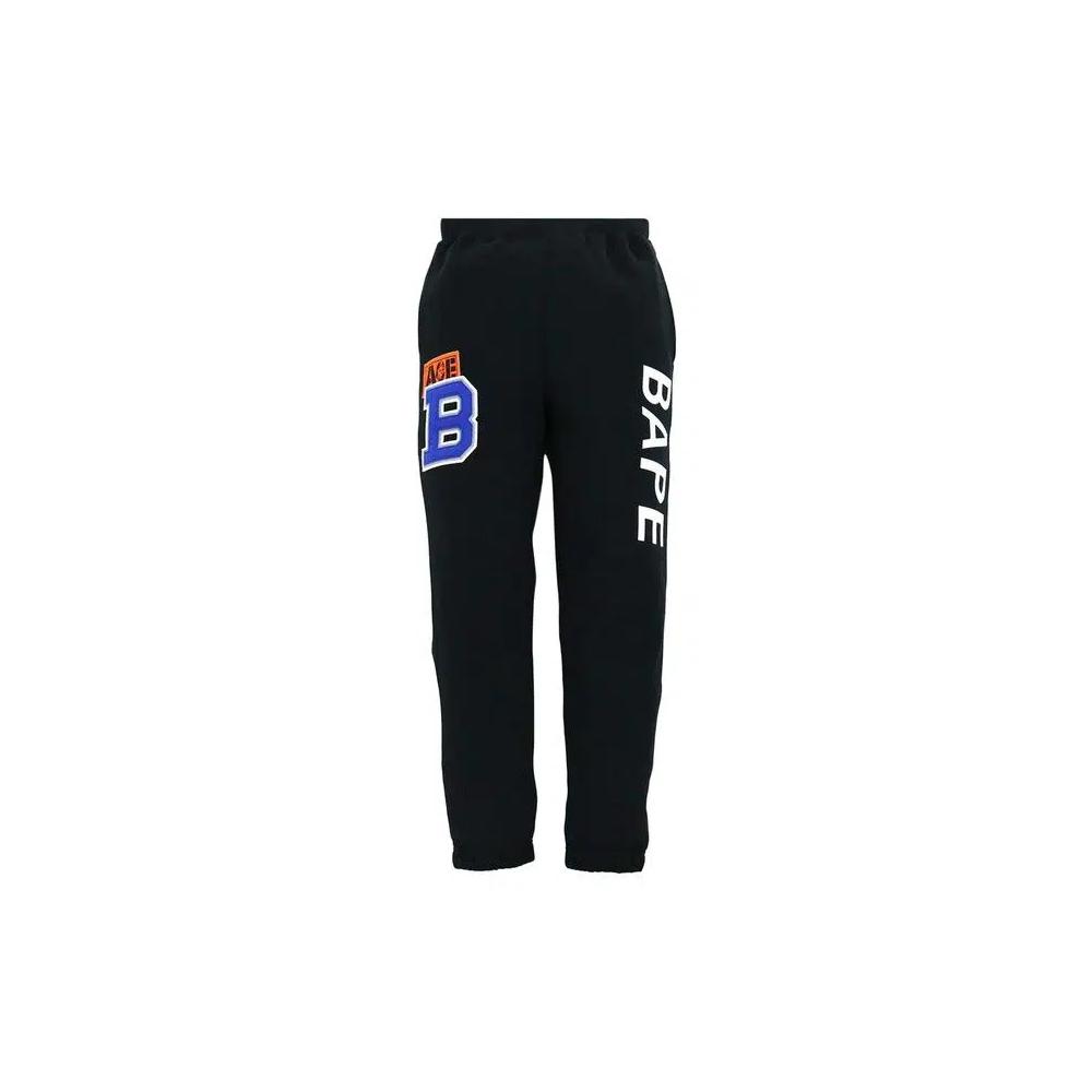 Спортивные штаны BAPE Patch Sweat Pants 'Black' 1