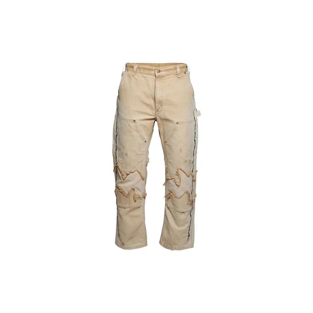 Warren Lotas x Carhartt Barbed Wire Reconstructed Vintage Double Knee Pants 'Тан' 1