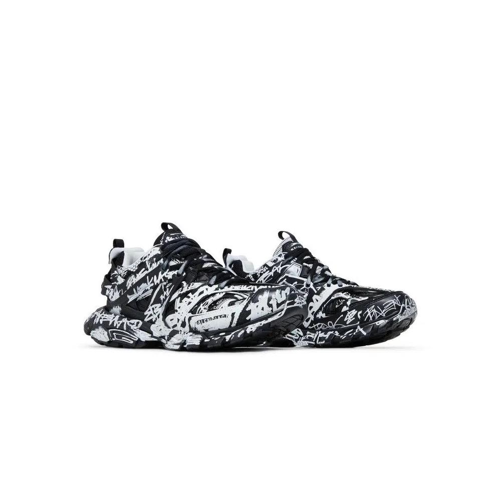 Кроссовки Balenciaga Track Sneaker 'Graffiti - Black White' 8