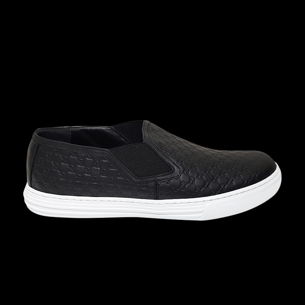 Слипоны Gucci Signature Slip-On «Black» 1