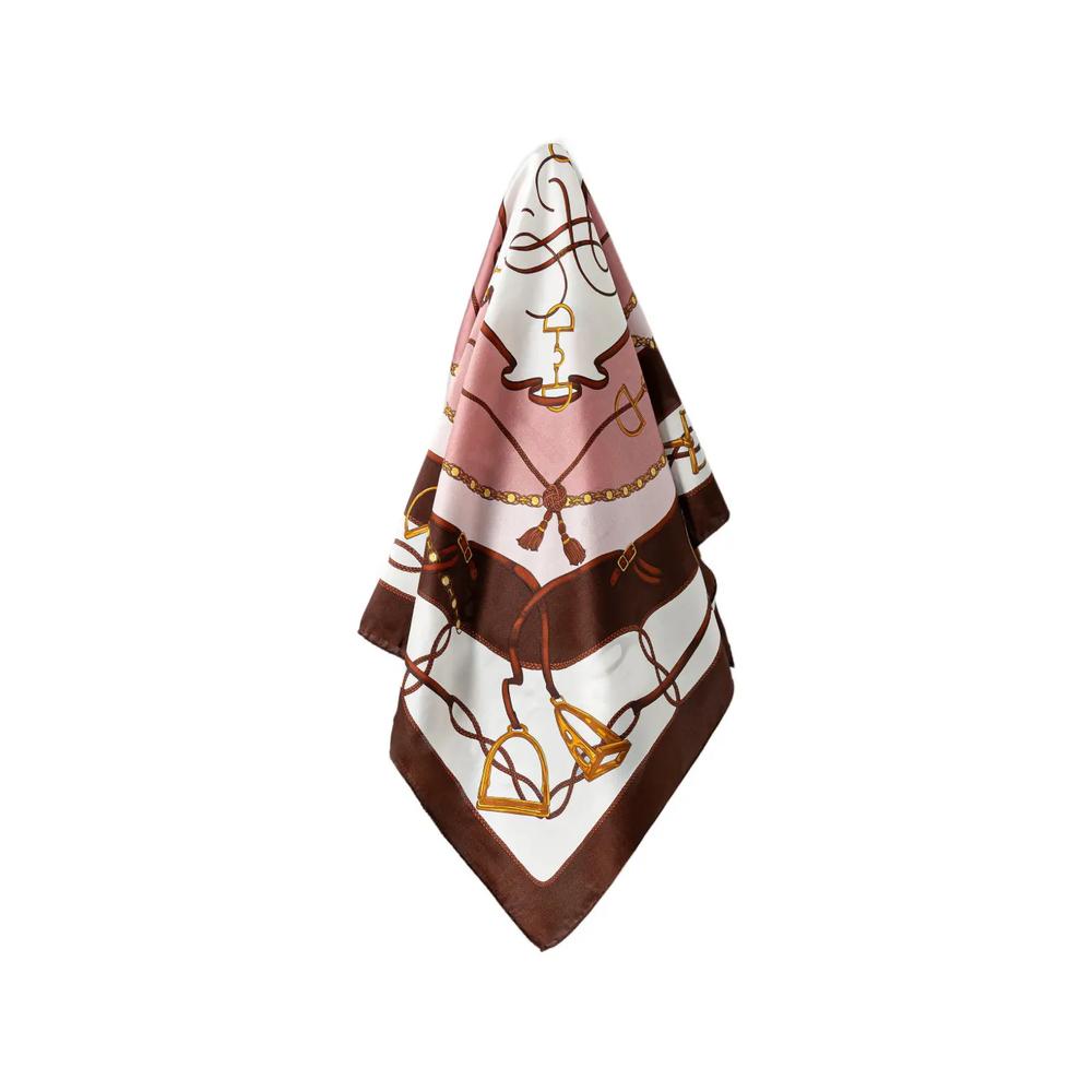 Roboamo equestrian-print square scarf 2