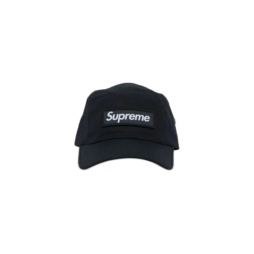 Кепки Supreme x Ventile Camp Cap 'Black' 1