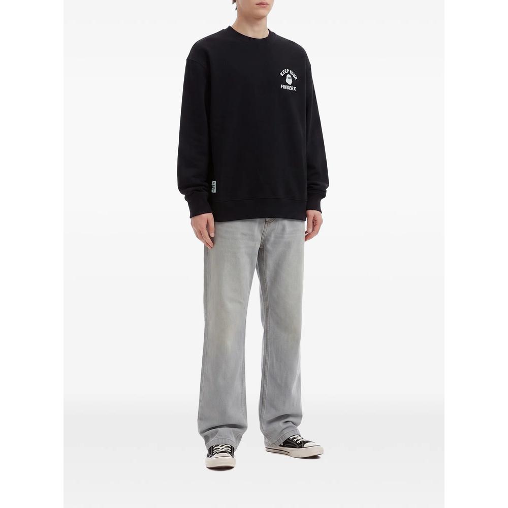 logo-print cotton sweater 2