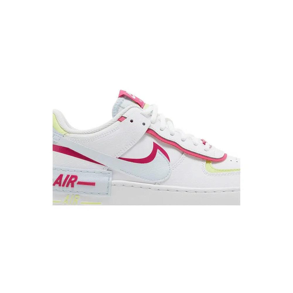 Кроссовки Nike Wmns Air Force 1 Shadow 'White Blue Tint Fireberry' 2