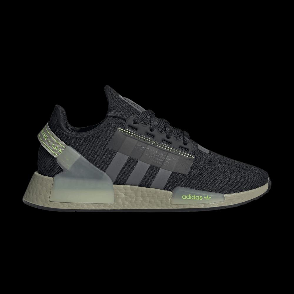 Кроссовки adidas NMD_R1 V2 'Black Lime' 1