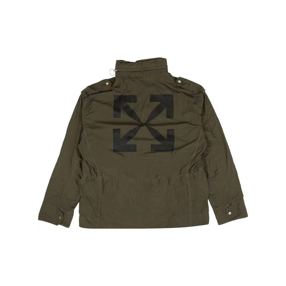Верхняя одежда Off-White Arrow Field Jacket 'Зеленый' 2
