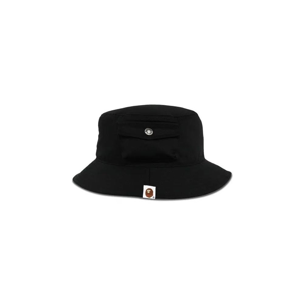 Панамы BAPE College Pocket Bucket Hat 'Черный' 2