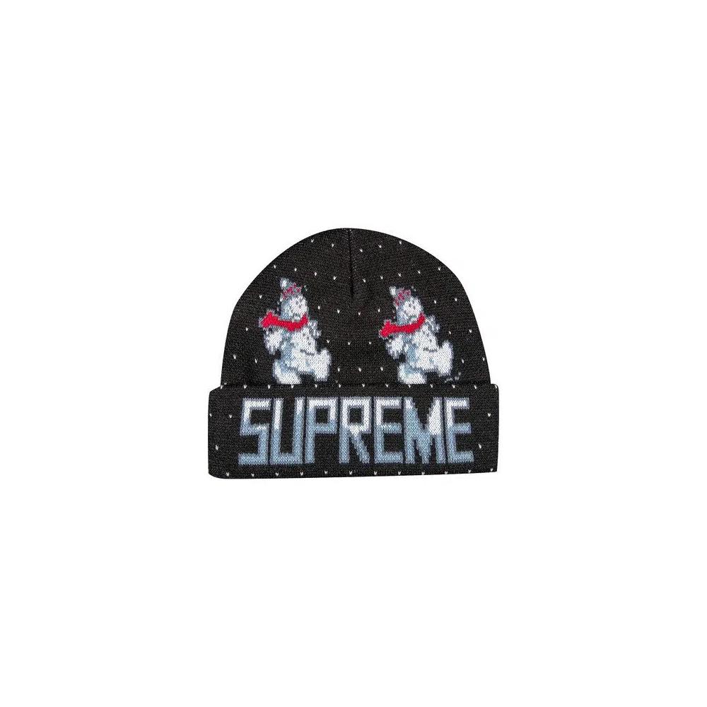 Шапки-бини Supreme Snowman Beanie 'Black' 1
