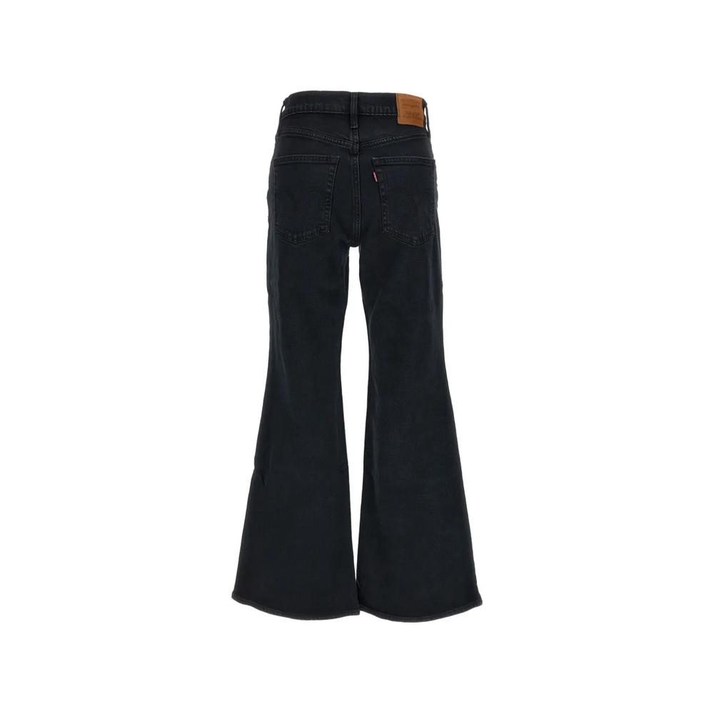 high-waisted flared jeans 2