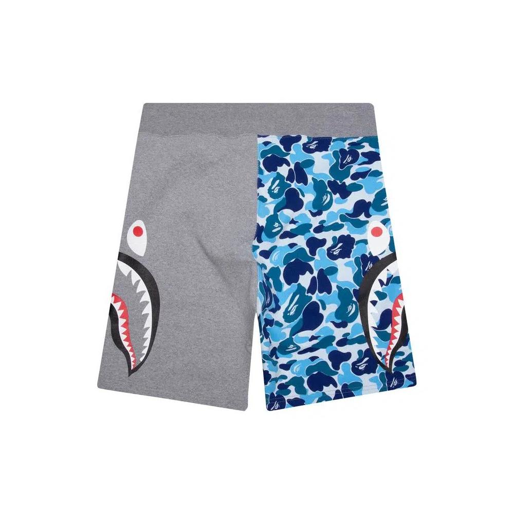 Шорты BAPE ABC Camo Side Shark 'Синие/Серые' 1
