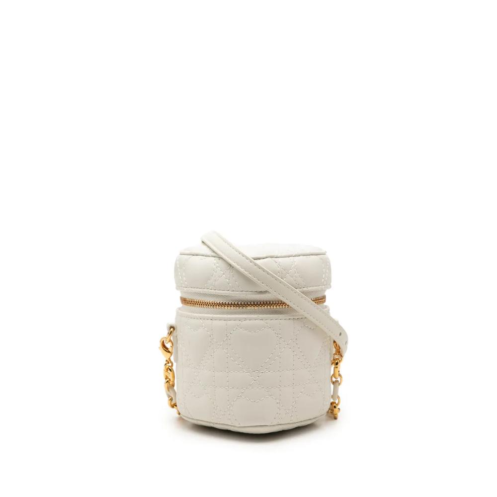 Сумка через плечо DiorAmour Micro Lambskin Cannage Heart Vanity Case with Chain (2024 год) 1