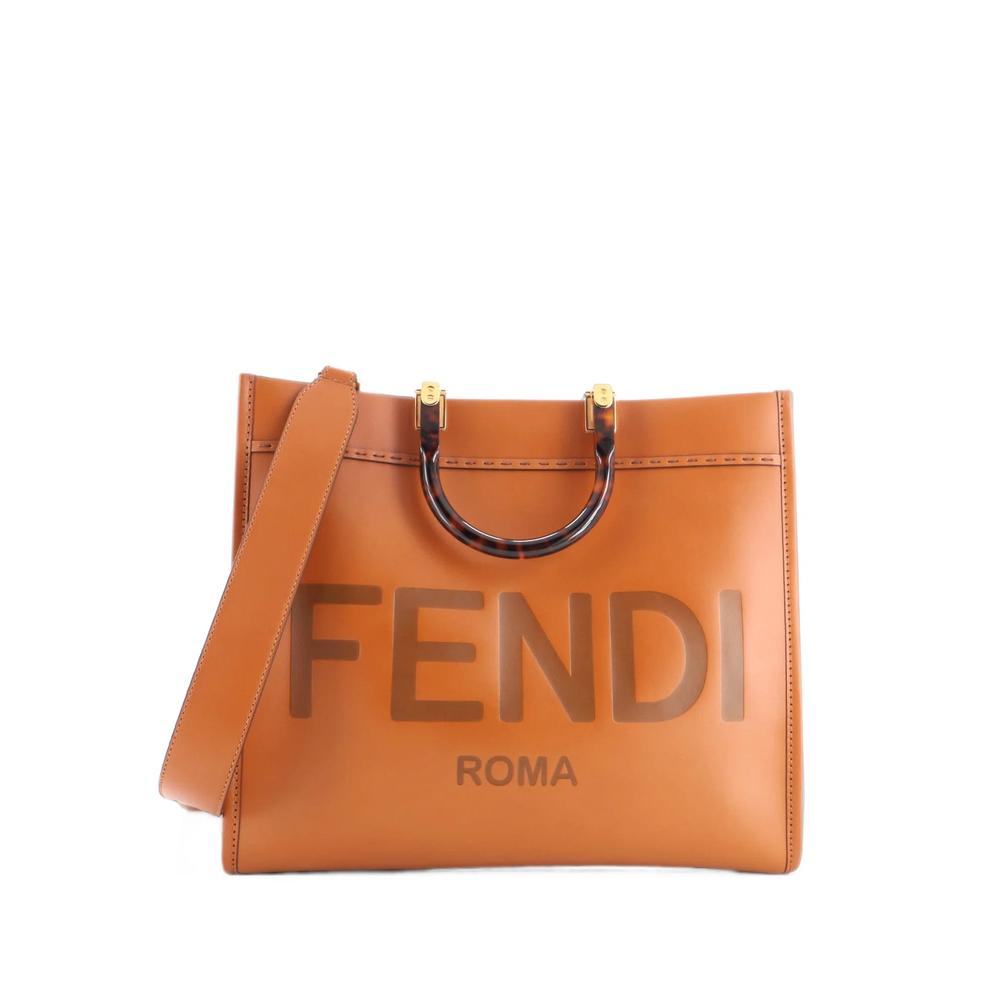 Sunshine Shopper Leather Medium tote bag 1