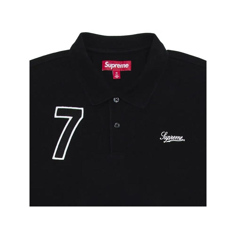 Топы Supreme Cursive Polo 'Black' 3