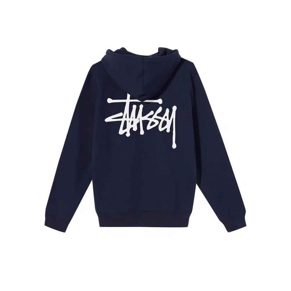 Худи Stussy Basic Hoodie 'Navy' 2