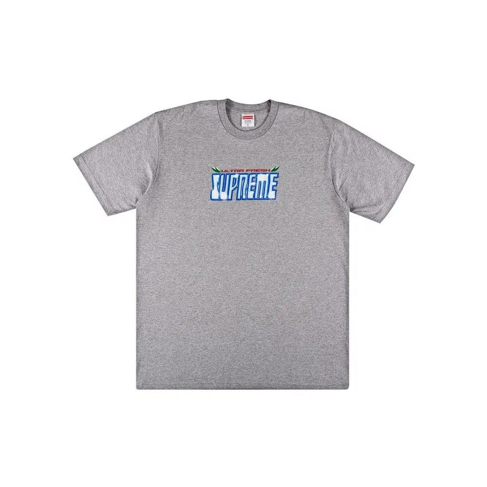 Футболки Supreme Ultra Fresh Tee 'Heather Grey' 1