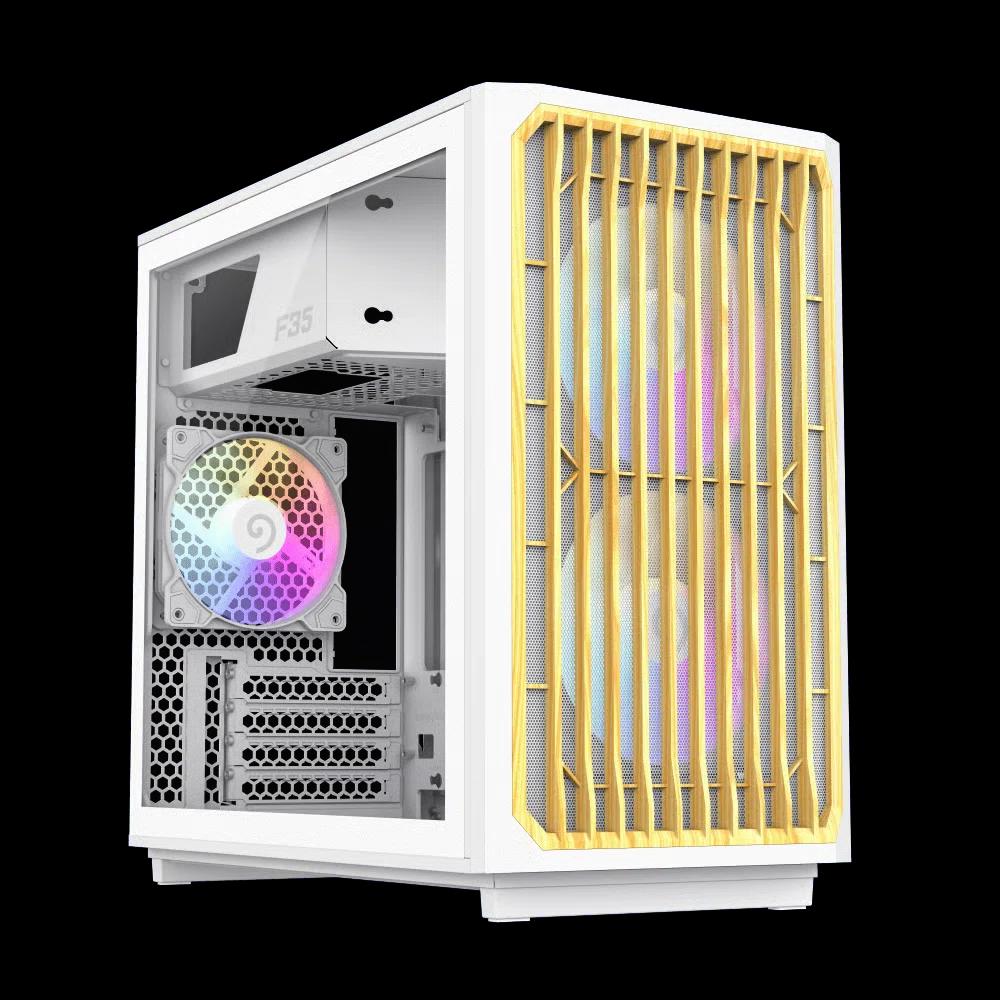 GameMax F35 WW Micro-ATX корпус - White белый 1