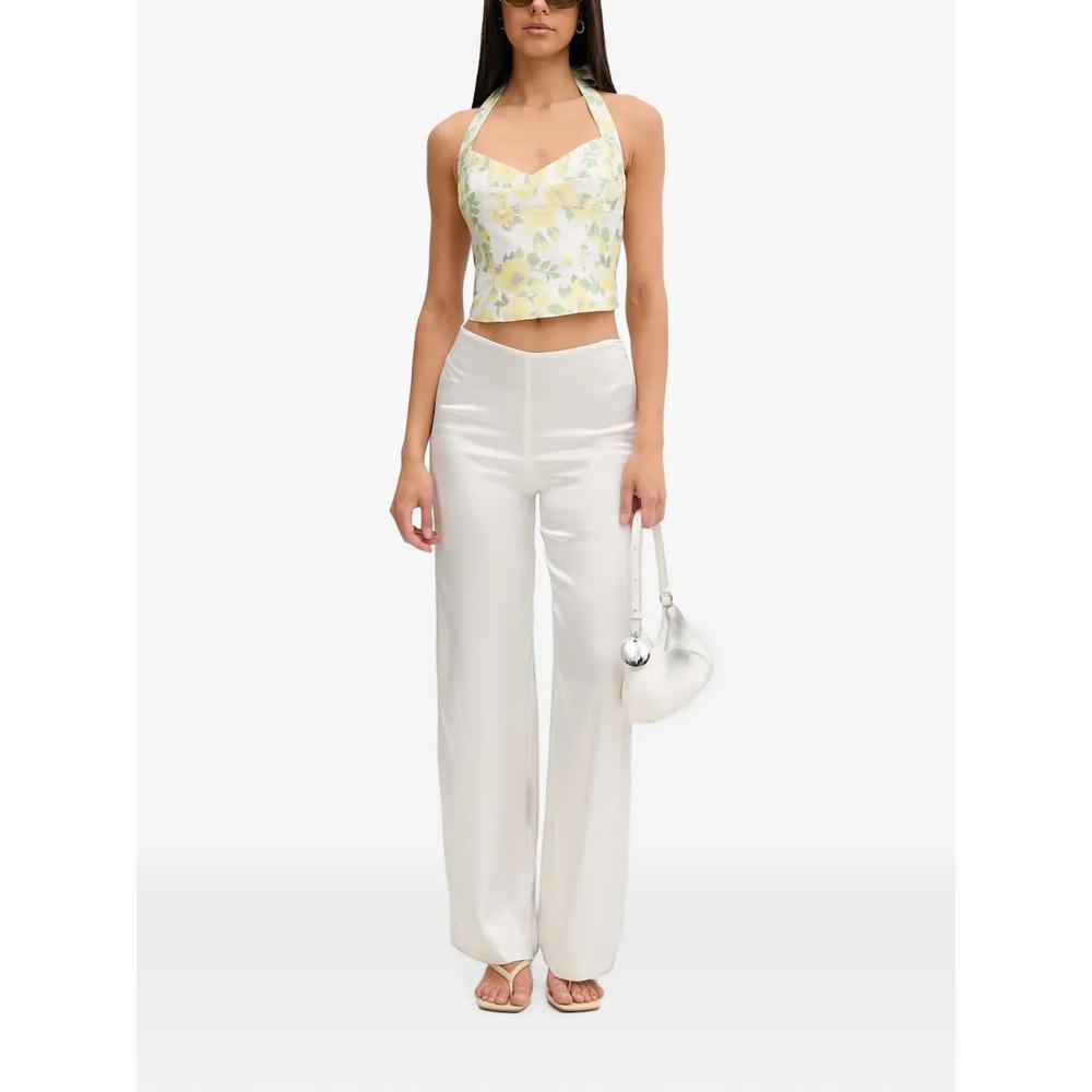 Devin mid-rise palazzo pants 2